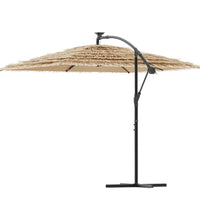 Sonnenschirm mit Stahlmast Braun 290x290x238 cm