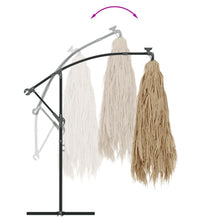 Sonnenschirm mit Stahlmast Braun 290x290x238 cm