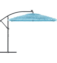 Sonnenschirm mit Stahlmast Blau 290x290x238 cm