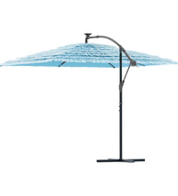 Sonnenschirm mit Stahlmast Blau 290x290x238 cm