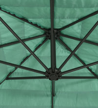Sonnenschirm mit Stahlmast Grün 290x290x238 cm