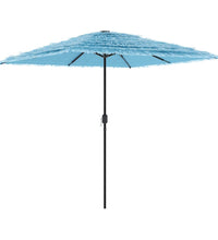 Sonnenschirm mit Stahlmast Blau 248x248x248 cm