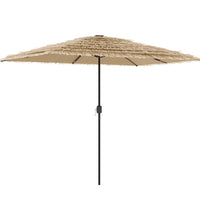 Sonnenschirm mit Stahlmast Braun 300x200x250 cm
