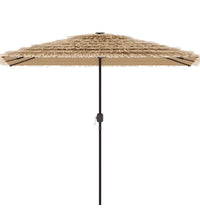 Sonnenschirm mit Stahlmast Braun 300x200x250 cm