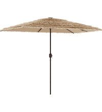 Sonnenschirm mit Stahlmast Braun 300x200x250 cm
