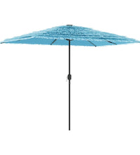 Sonnenschirm mit Stahlmast Blau 300x200x250 cm