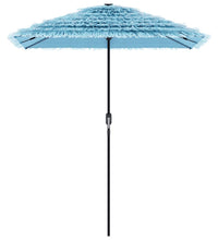 Sonnenschirm mit Stahlmast Blau 300x200x250 cm