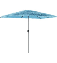 Sonnenschirm mit Stahlmast Blau 300x200x250 cm