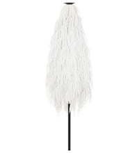 Sonnenschirm mit Stahlmast Weiß 223x223x213 cm