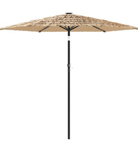 Sonnenschirm mit Stahlmast Braun 268x268x226 cm