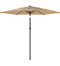 Sonnenschirm mit Stahlmast Braun 268x268x226 cm