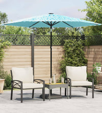 Sonnenschirm mit Stahlmast Blau 268x268x226 cm