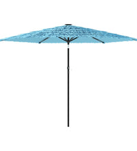 Sonnenschirm mit Stahlmast Blau 288x288x225 cm