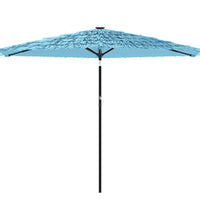 Sonnenschirm mit Stahlmast Blau 288x288x225 cm