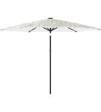 Sonnenschirm mit Stahlmast Weiß 288x288x225 cm