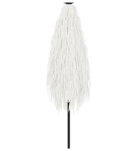 Sonnenschirm mit Stahlmast Weiß 288x288x225 cm