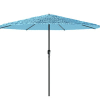 Sonnenschirm mit Stahlmast Blau 324x324x247 cm