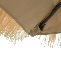 Sonnenschirm mit Stahlmast Braun 388x388x248 cm
