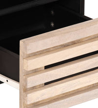 TV-Schrank Weiß 70x34x46 cm Massivholz Mango