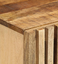 Sideboard 60x34x75 cm Raues Massives Mangoholz