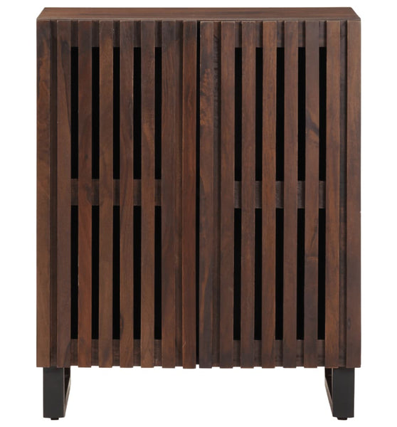 Sideboard Braun 60x34x75 cm Massivholz Mango