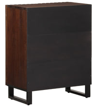 Sideboard Braun 60x34x75 cm Massivholz Mango