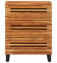 Sideboard 60x34x75 cm Massivholz Akazie