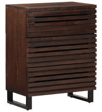 Sideboard Braun 60x34x75 cm Massivholz Mango