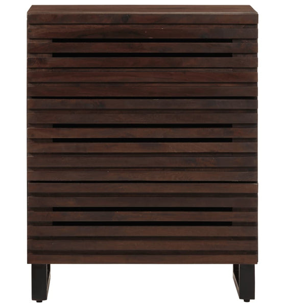 Sideboard Braun 60x34x75 cm Massivholz Mango