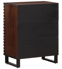 Sideboard Braun 60x34x75 cm Massivholz Mango