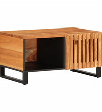 Couchtisch 80x51x40 cm Massivholz Akazie