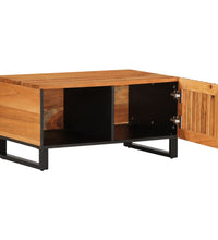 Couchtisch 80x51x40 cm Massivholz Akazie