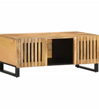 Couchtisch 100x55x40 cm Raues Massives Mangoholz