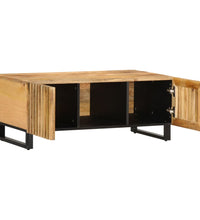 Couchtisch 100x55x40 cm Raues Massives Mangoholz