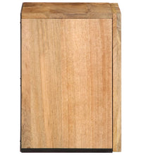 Bad-Wandschrank 38x34x48 cm Massives Raues Mangoholz