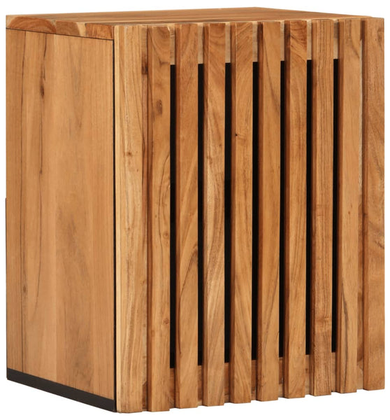 Bad-Wandschrank 38x34x48 cm Massivholz Akazie