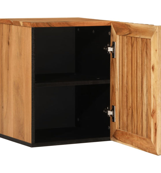 Bad-Wandschrank 38x34x48 cm Massivholz Akazie