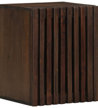 Bad-Wandschrank 38x34x48 cm Braun Massivholz Mango