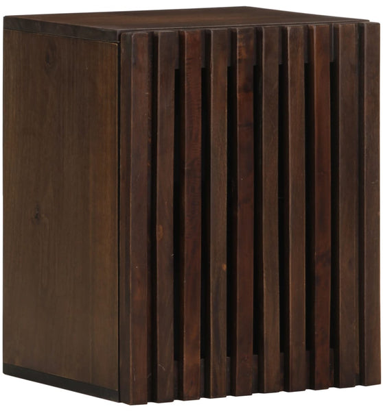 Bad-Wandschrank 38x34x48 cm Braun Massivholz Mango