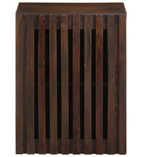 Bad-Wandschrank 38x34x48 cm Braun Massivholz Mango