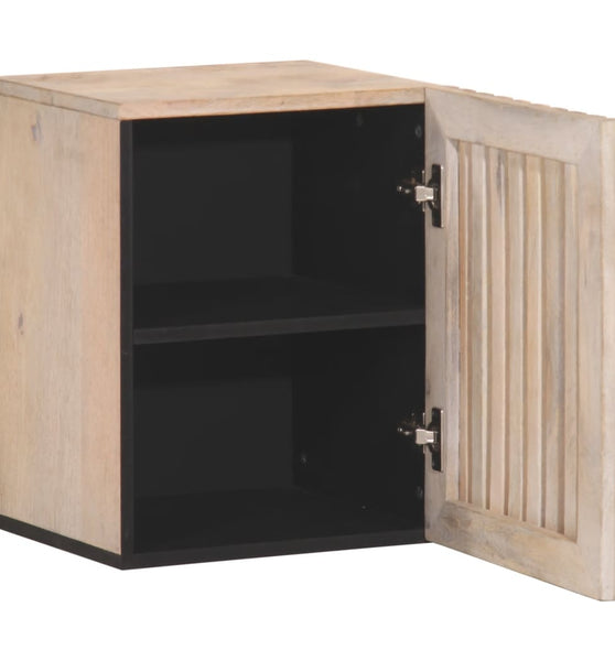 Bad-Wandschrank 38x34x48 cm Massivholz Mango