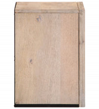 Bad-Wandschrank 38x34x48 cm Massivholz Mango