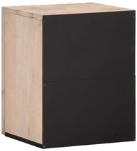 Bad-Wandschrank 38x34x48 cm Massivholz Mango