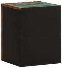 Bad-Wandschrank 38x34x48 cm Massivholz Akazie