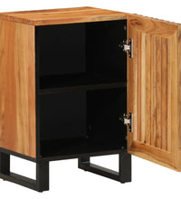 Badschrank 38x34x58 cm Massivholz Akazie