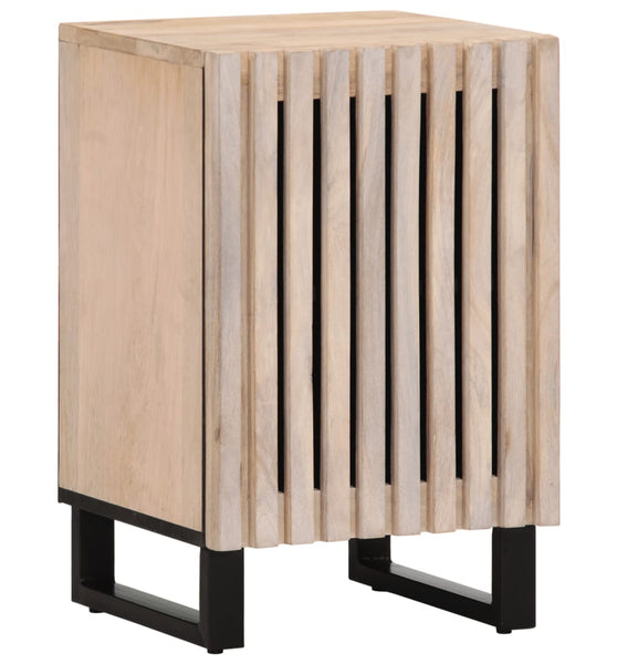 Badschrank 38x34x58 cm Massivholz Mango