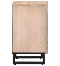 Badschrank 38x34x58 cm Massivholz Mango