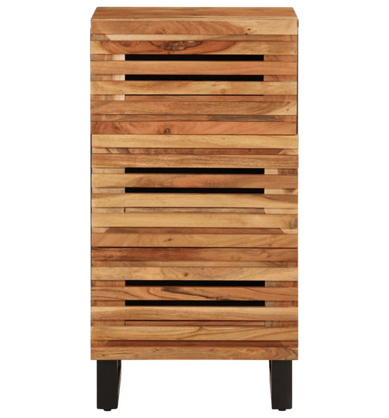 Sideboard 40x34x75 cm Massivholz Akazie