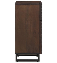 Sideboard Braun 40x34x75 cm Massivholz Mango