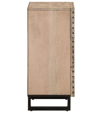 Sideboard 40x34x75 cm Massivholz Mango